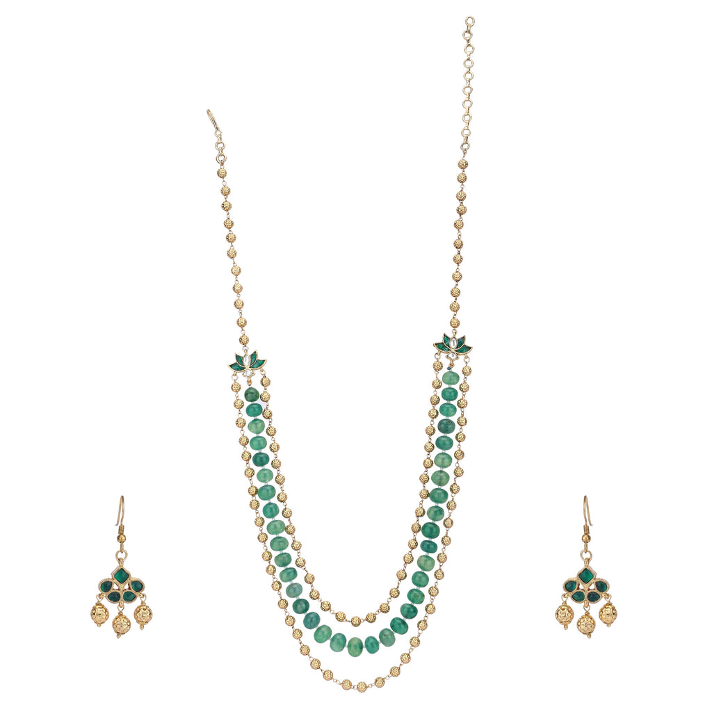 Chamak ANUPA KUNDAN NECKLACE SET