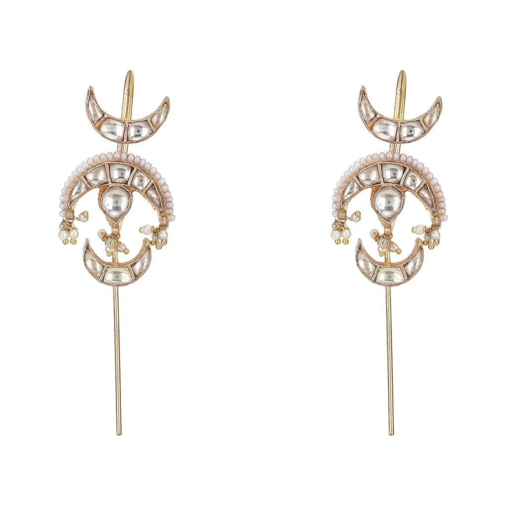 Esha 22k Gold Plated Earpin