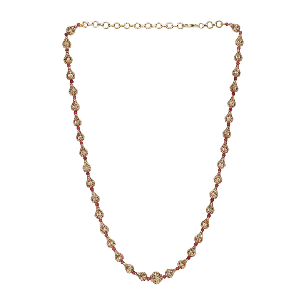 Advika  22k Gold Plated Necklace Set