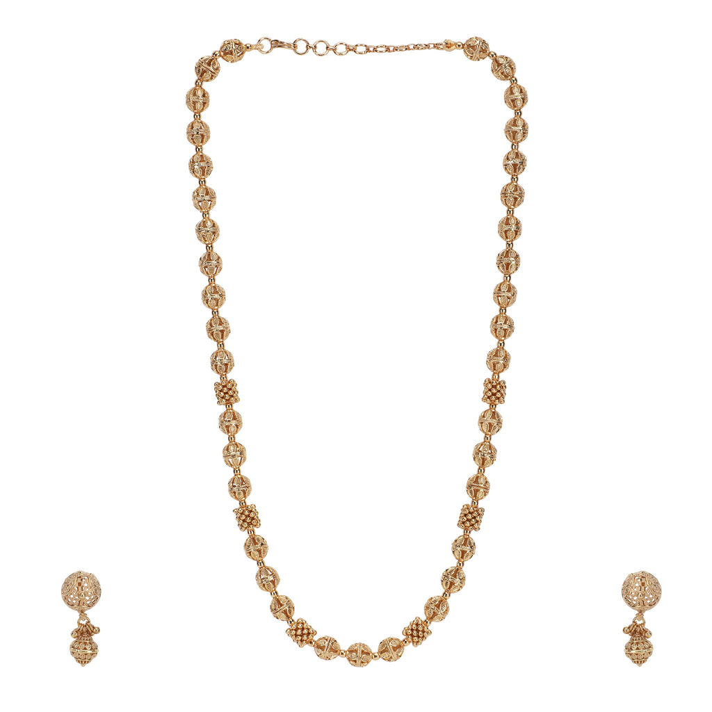 Bimala 22k Gold Plated Necklace Set