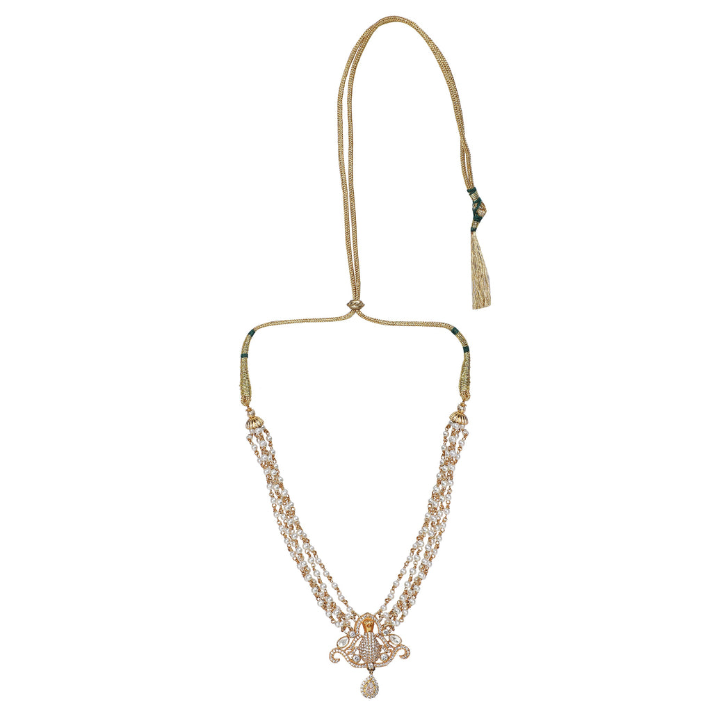 Gemstone Hemani 22k Gold Plated Choker