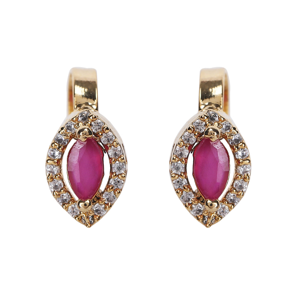 22k Gold Plated Taru Marquise Earcuff