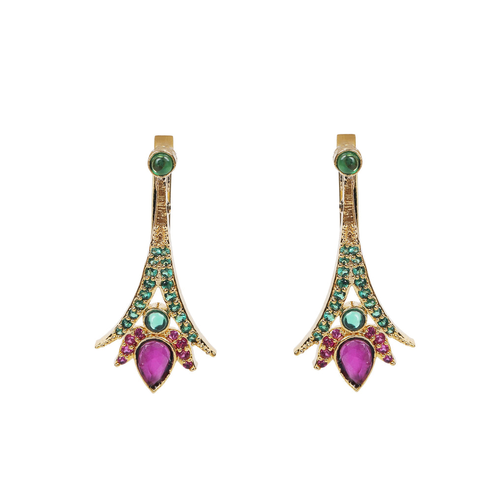 22k Gold Plated Taru Lotus Earcuff