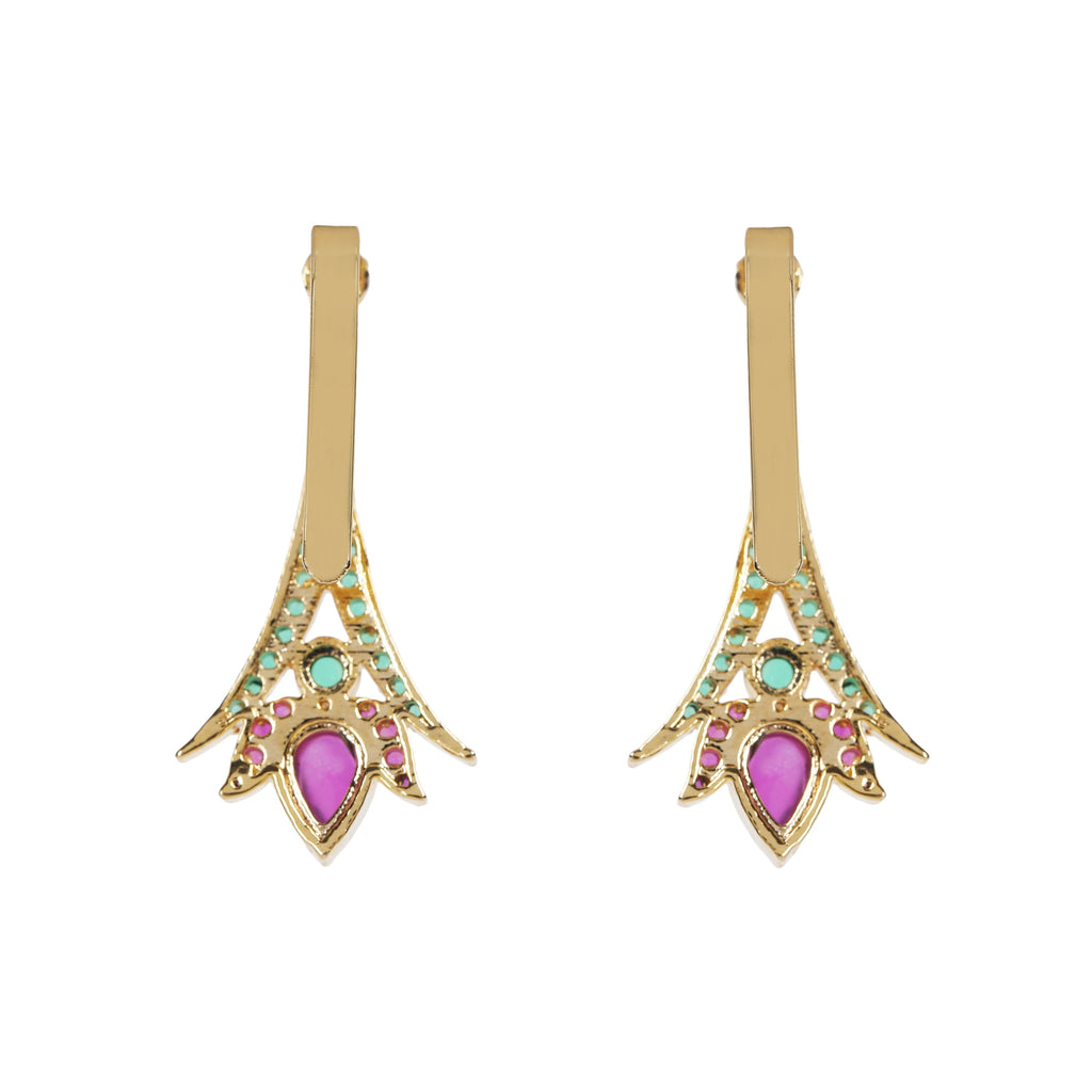 22k Gold Plated Taru Lotus Earcuff