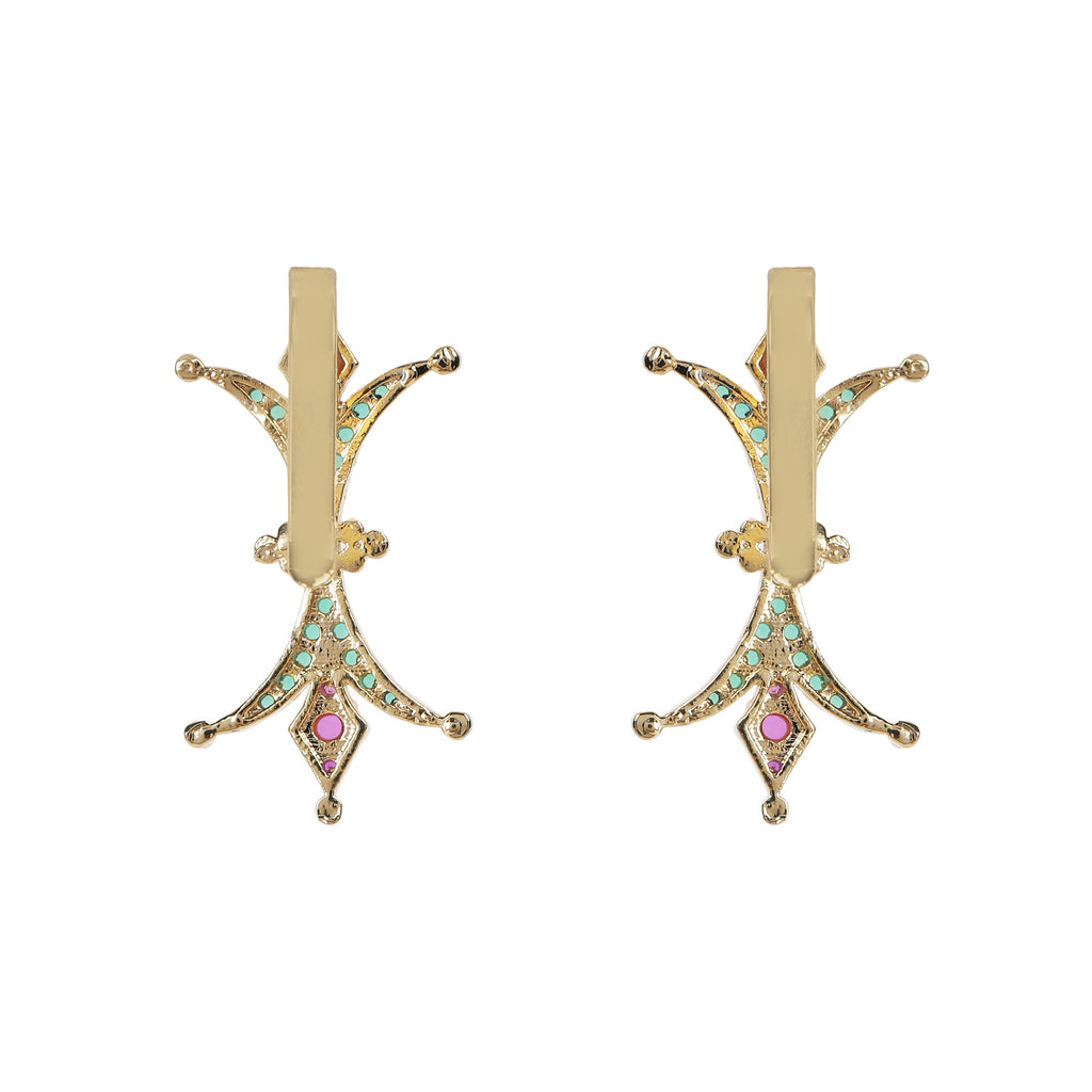 22k Gold Plated Taru Crest Earcuff