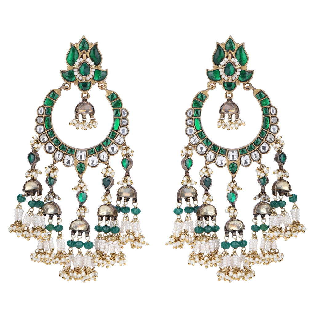 22k Gold Plated Divyam Taniri Earring