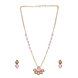 22k Gold Plated Divyam Lareya Necklace Set