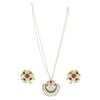 SANKRANTI KUNDAN PINK CHAND PENDANT SET