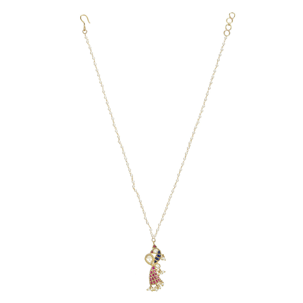SANKRANTI KUNDAN PEARLS PENDANT  SET