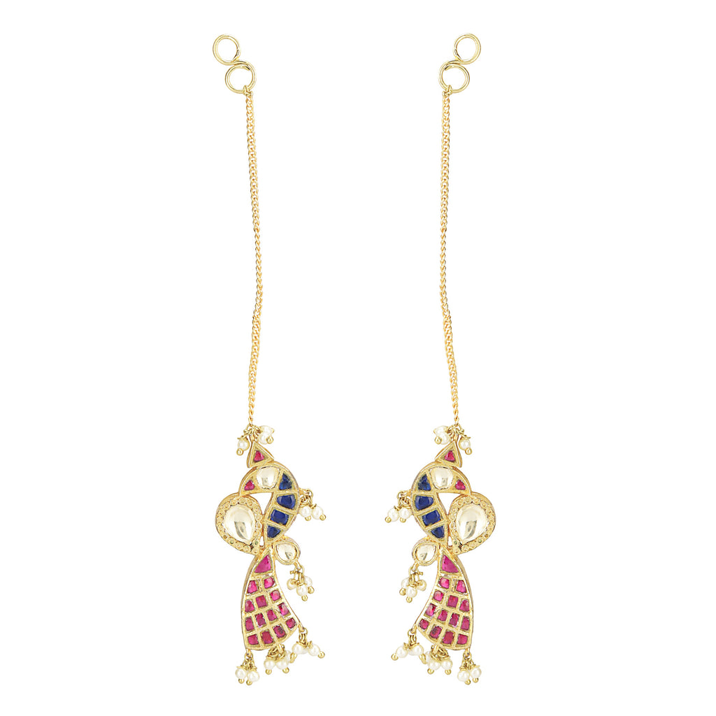 SANKRANTI KUNDAN PEARLS PENDANT  SET