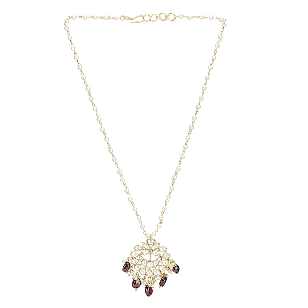 SANKRANTI KUNDAN EXCLUSIVES CHAND PENDANT SET