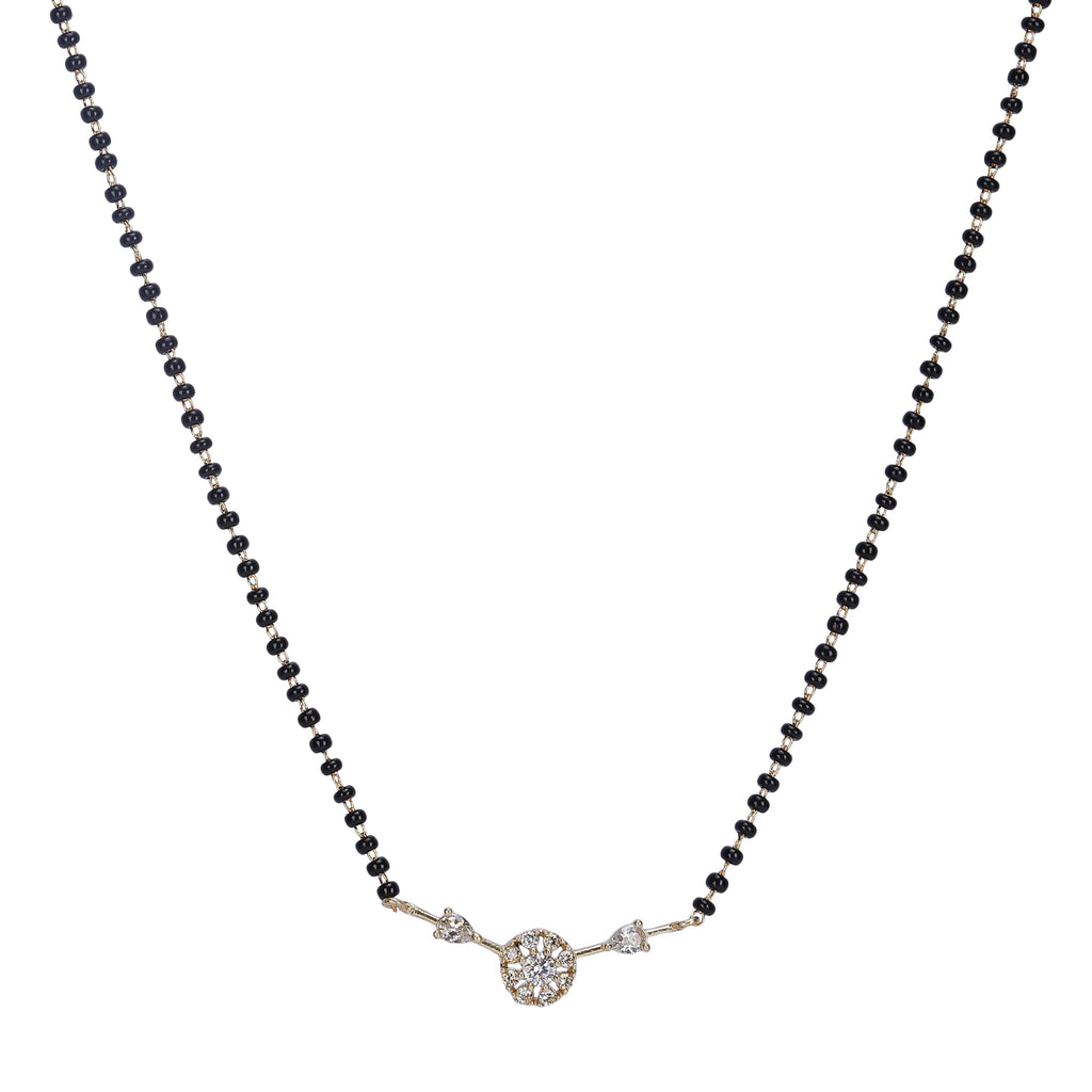 22k Gold Plated Manya Chakrika Mangalsutra