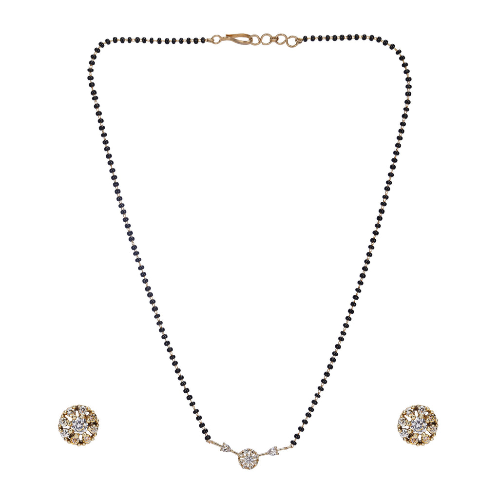 22k Gold Plated Manya Chakrika Mangalsutra