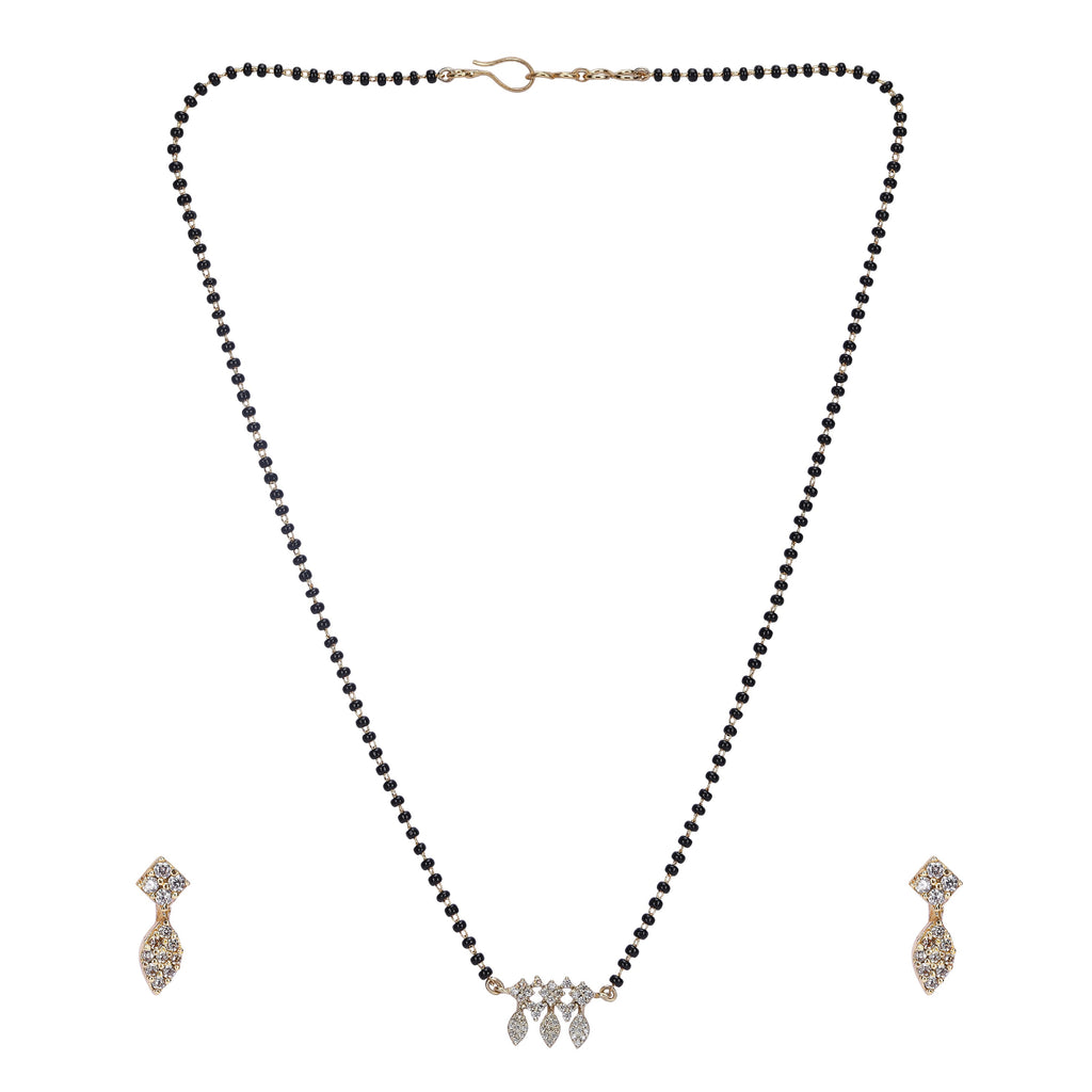 22k Gold Plated Manya Pankhi Mangalsutra