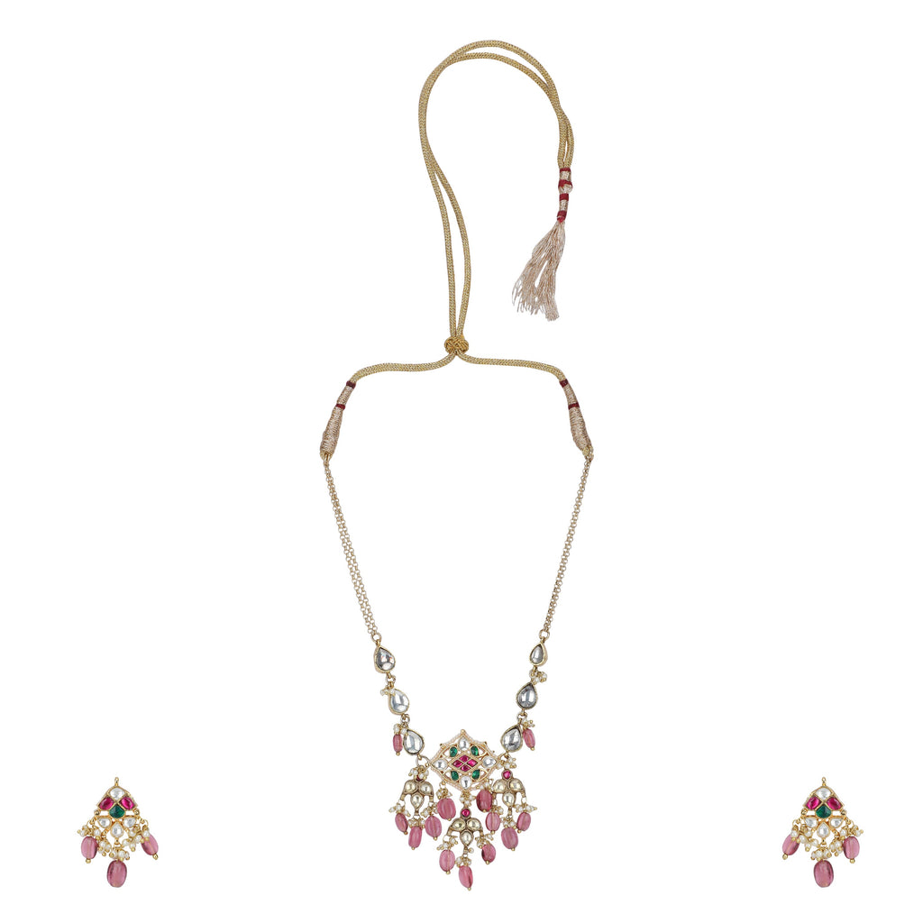 22k Gold Plated Lipika Necklace Set