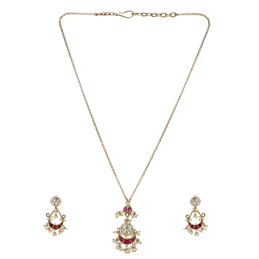 22k Gold Plated Kashish Necklace Set