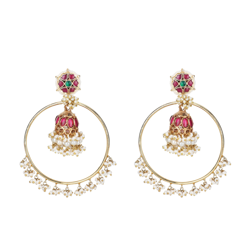 22k Gold Plated Gayatri Earring