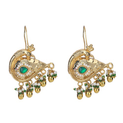 22k Gold Plated Chakori Earring