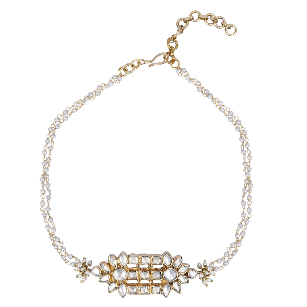 Megha Collection Olivia Kundan Necklace Set