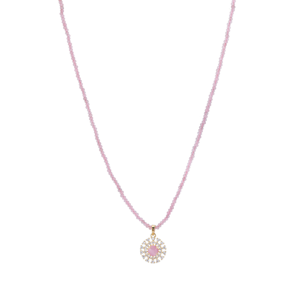 Ujjwal Das Zircon Pendant Set