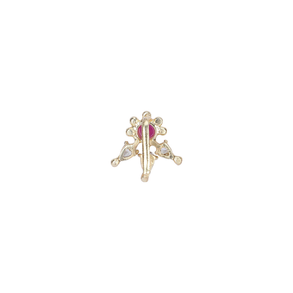 22k Gold Plated Amolya Sharvaniya Nosepin