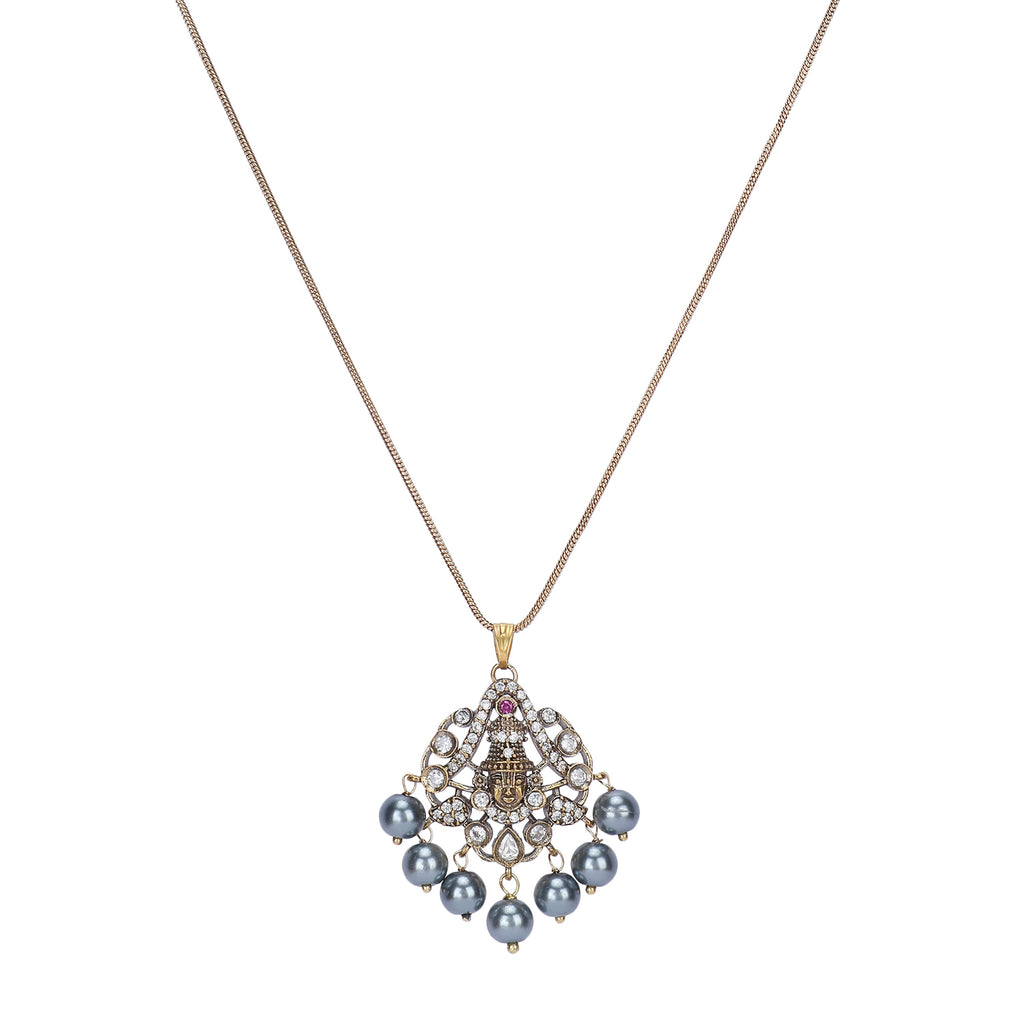 22k Gold Plated Amolya Tanirika Pendant Set