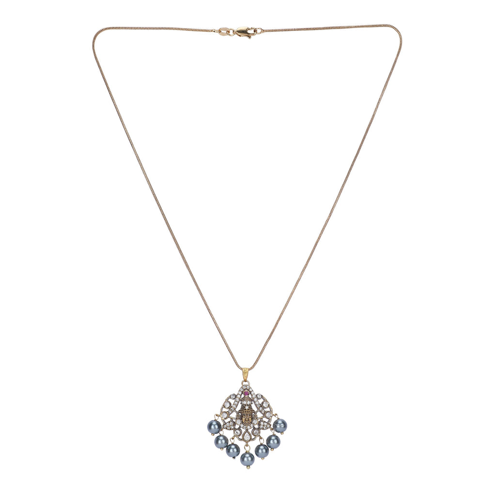 22k Gold Plated Amolya Tanirika Pendant Set