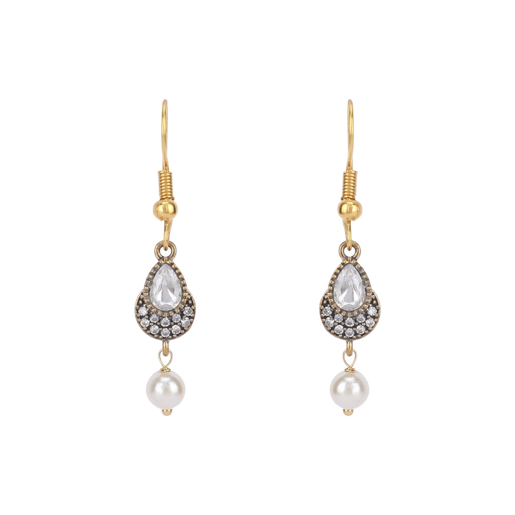 22k Gold Plated Amolya Hemalika Pendant Set