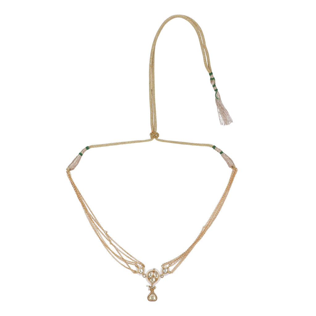 22k Gold Plated Amolya Aneesha Necklace Set
