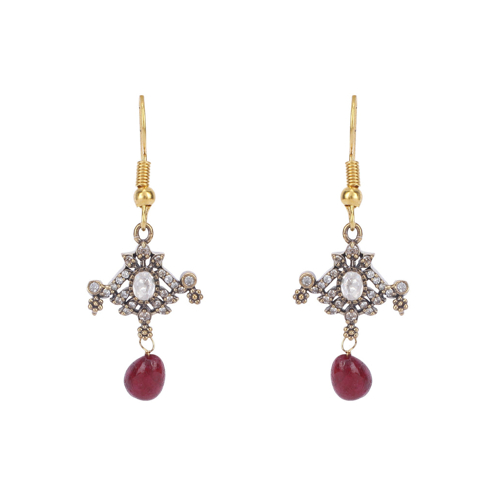 22k Gold Plated Amolya Kanira Pendant Set
