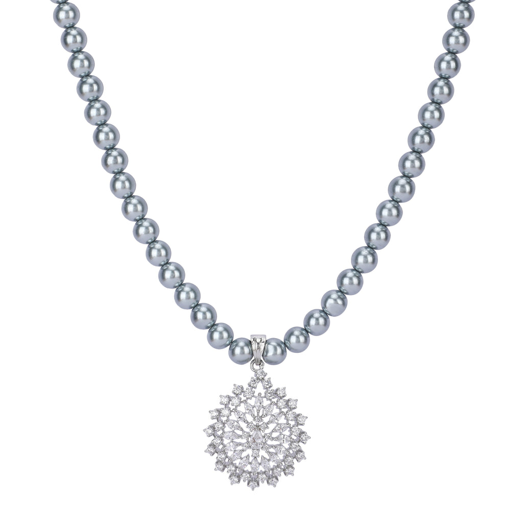 22k Gold Plated Amolya Dyumati Pendant Set