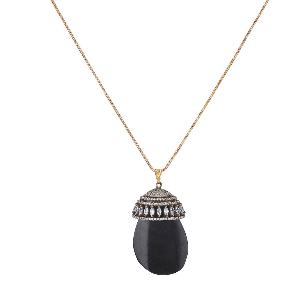22k Gold Plated Amolya Tamira Pendant Set