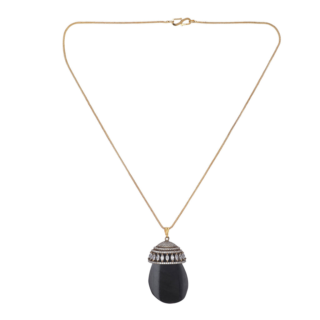 22k Gold Plated Amolya Tamira Pendant Set