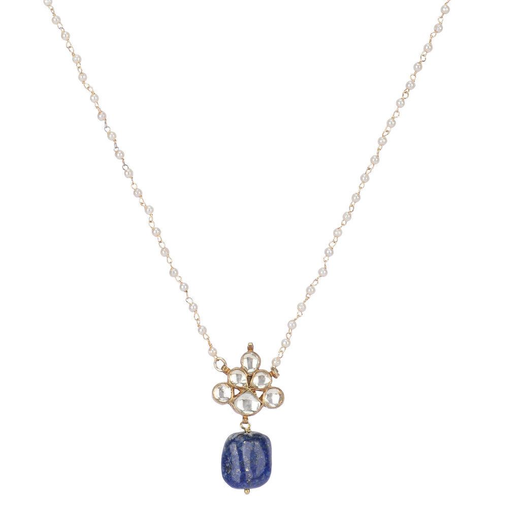 22k Gold Plated Amolya Neelira Pendant Set