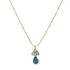 22k Gold Plated Amolya Pranika Pendant Set