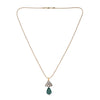 22k Gold Plated Amolya Pranika Pendant Set