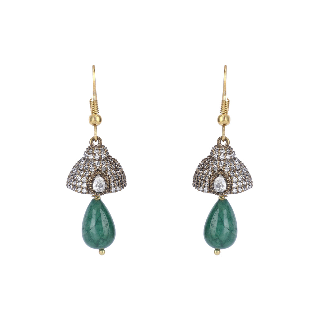 22k Gold Plated Amolya Pranika Pendant Set