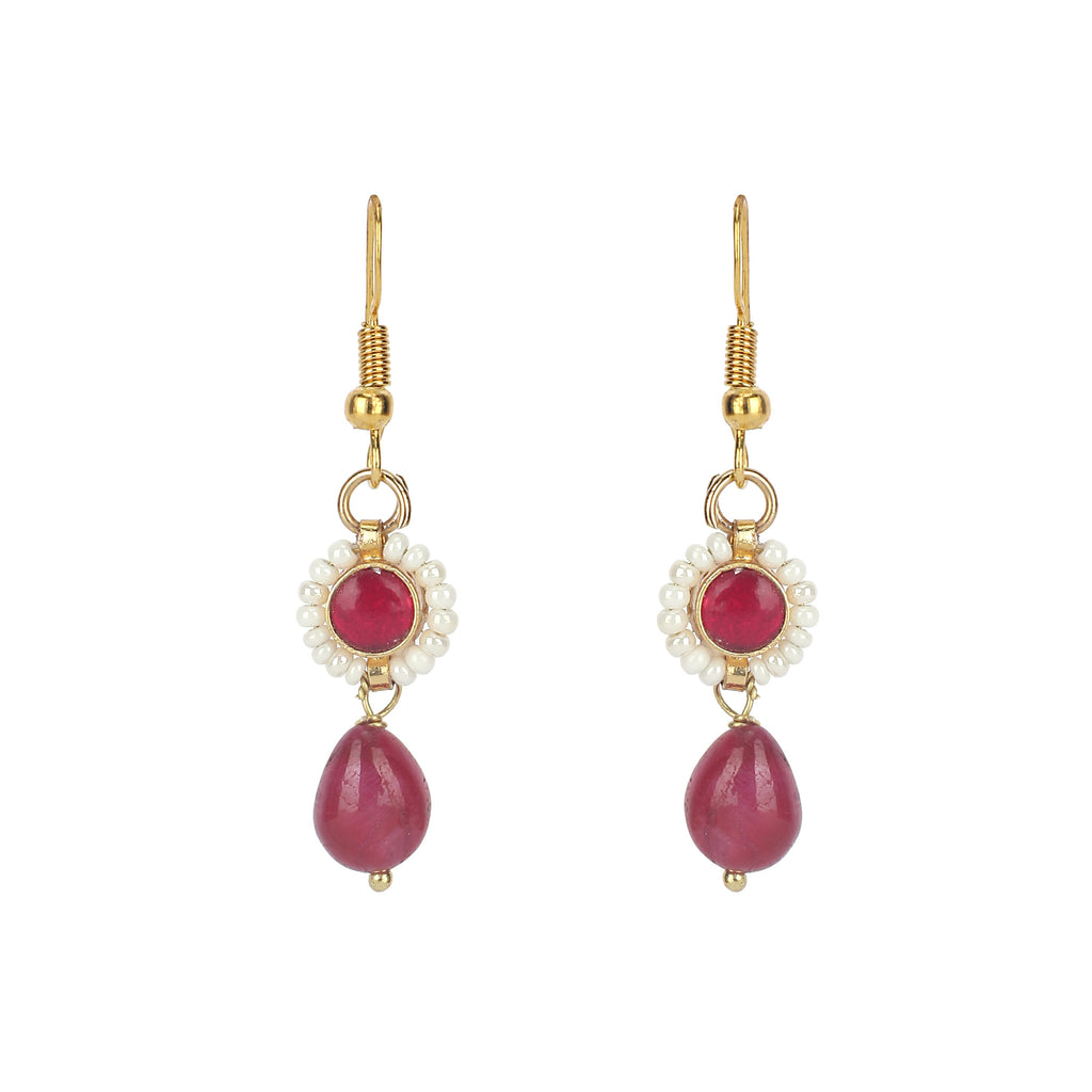 22k Gold Plated Amolya Arunika Pendant Set