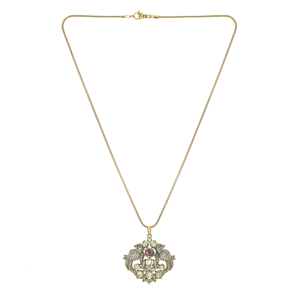 22k Gold Plated Amolya Vanshika Pendant Set