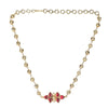 22k Gold Plated Amolya Charvi Pendant Set