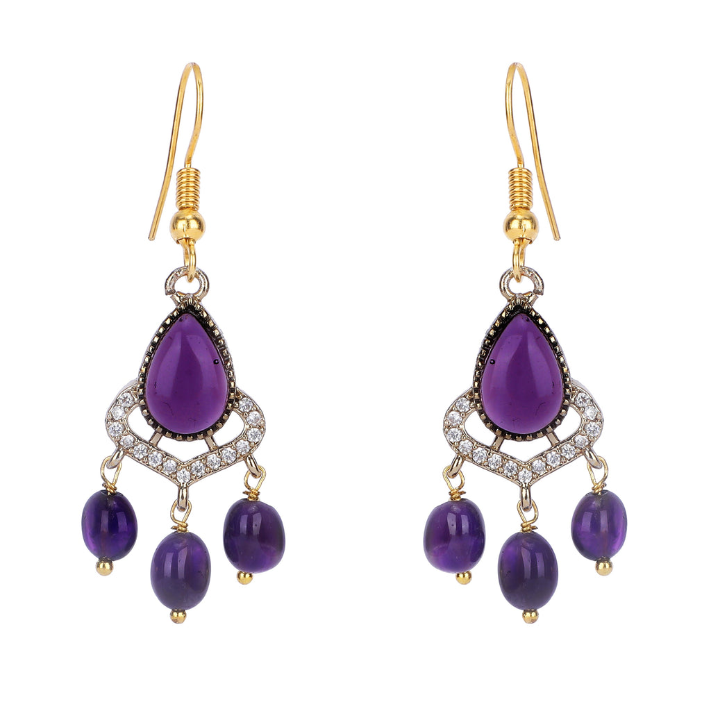 22k Gold Plated Amolya Kumudini Pendant Set