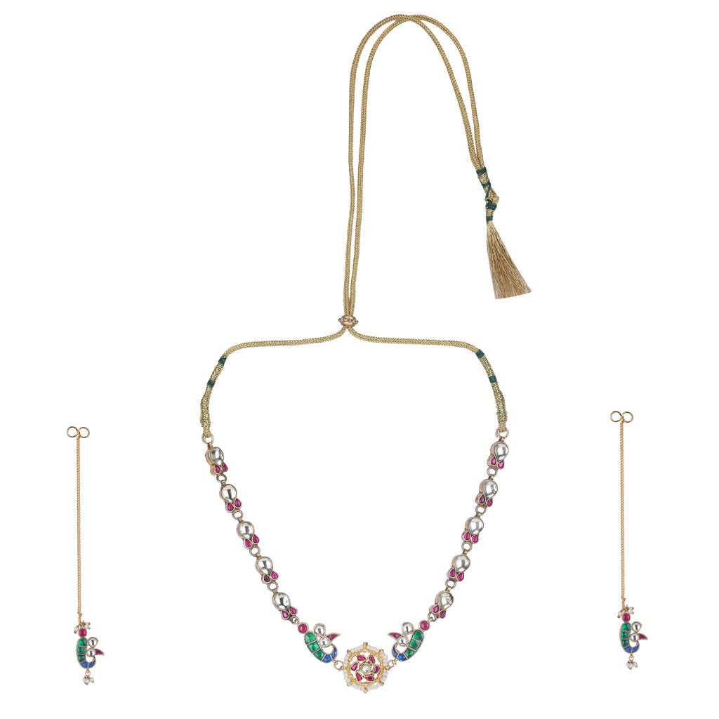 22k Gold Plated Amolya Lavanya Necklace