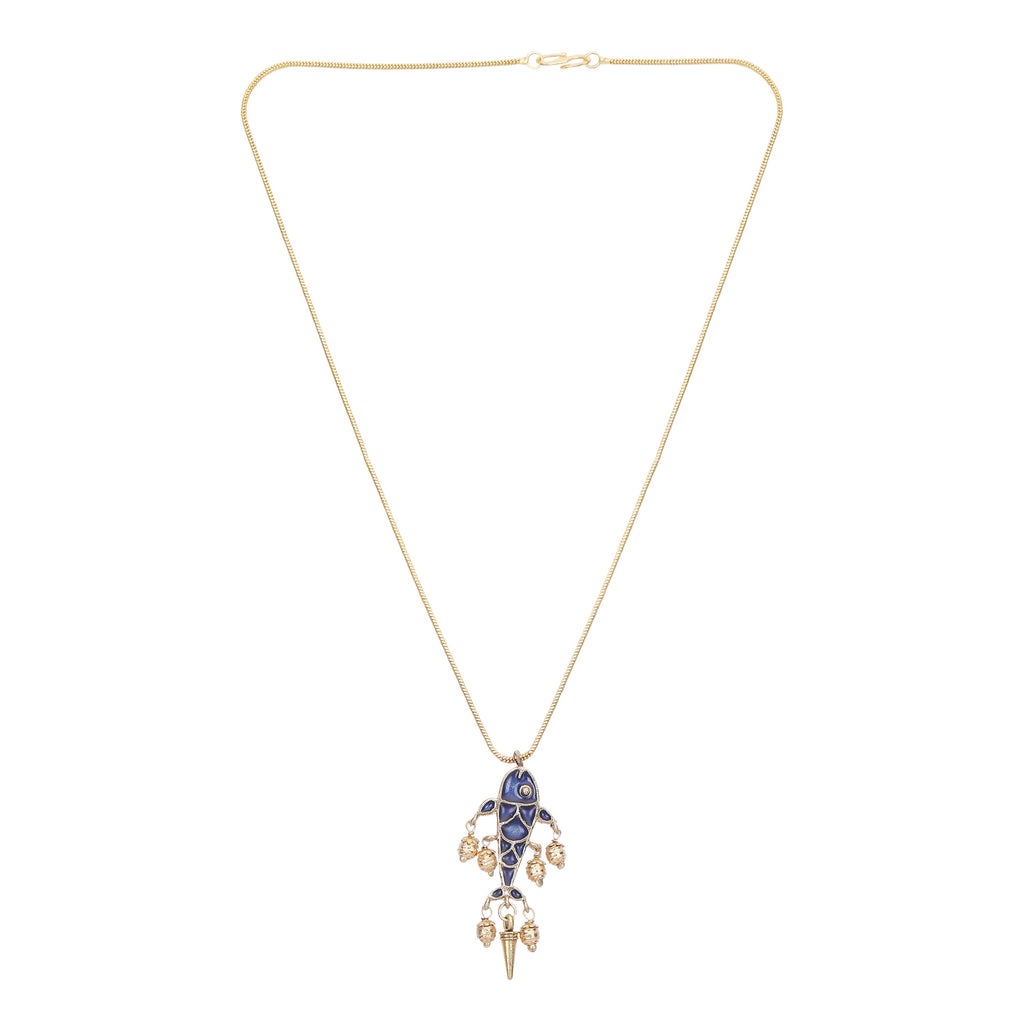 Sparsh 22k Gold Plated Gold Beads Pendant