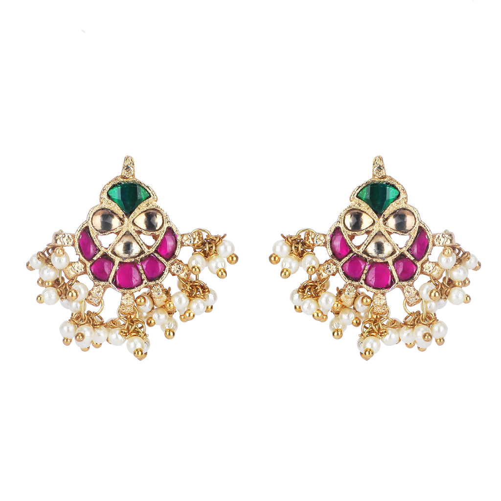 22k Gold Plated Amolya Rajnidhi Pendant Set