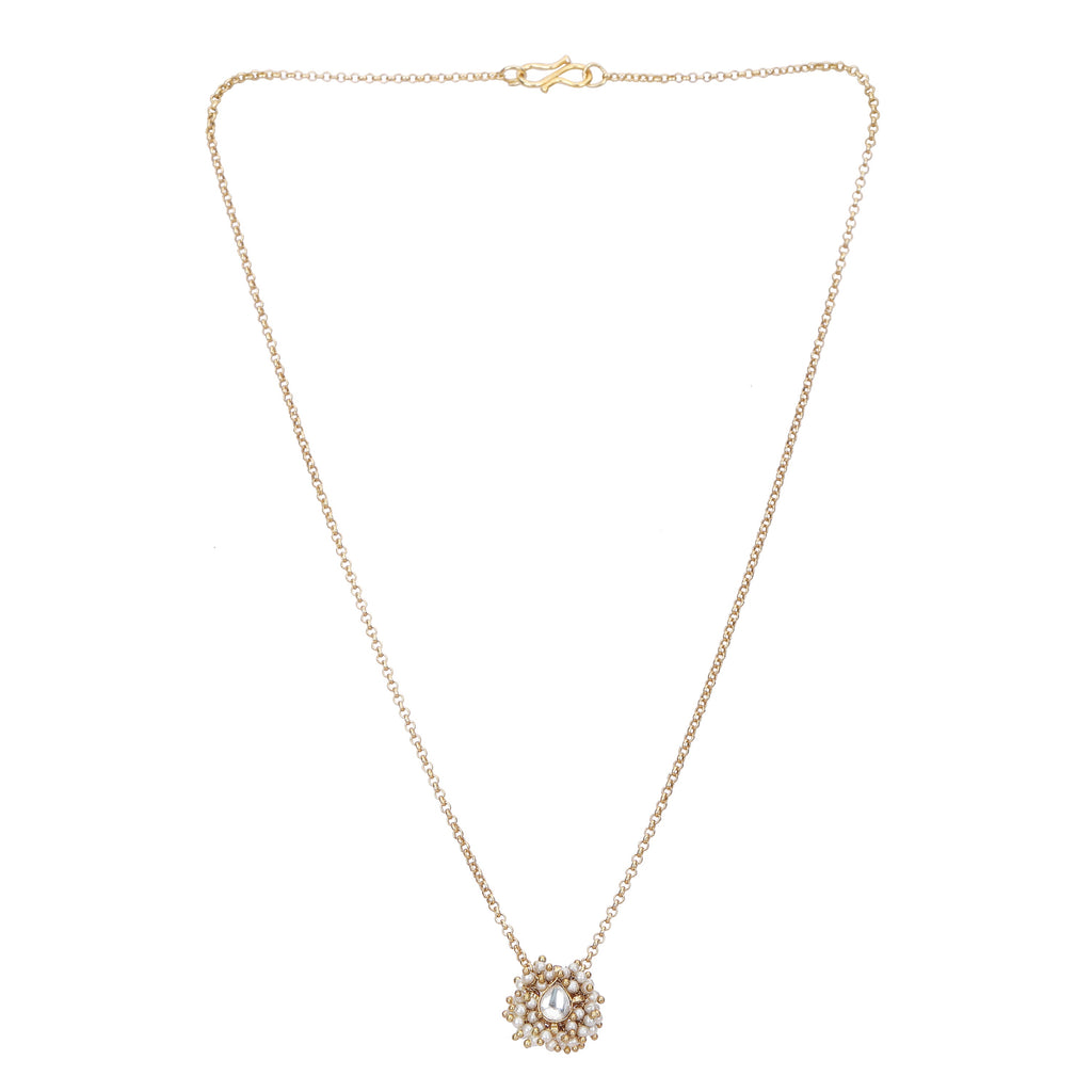 Sparsh 22k Gold Plated Fresh Water Pearl Pendan