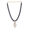 Sparsh 22k Gold Plated Zircon Pendant