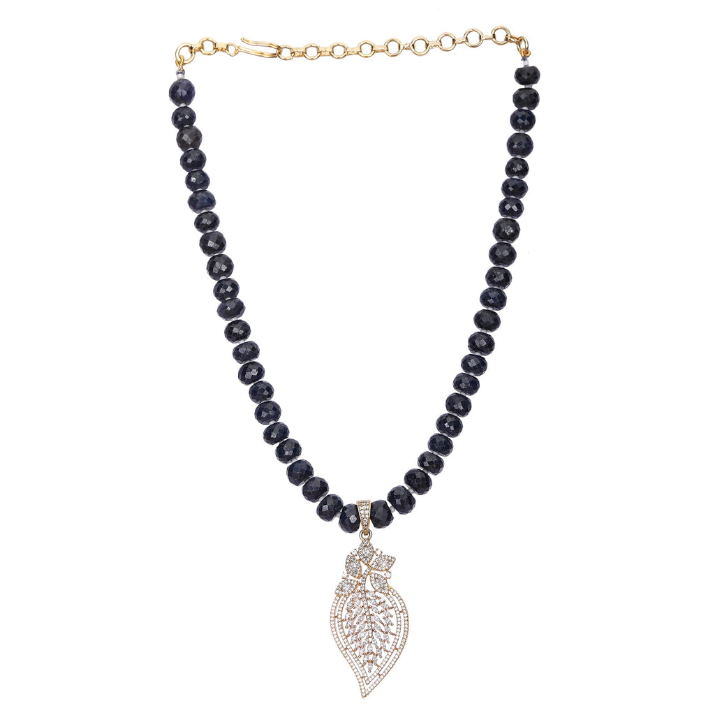 Sparsh 22k Gold Plated Zircon Pendant