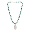 Sparsh 22k Gold Plated Ruby Pendant