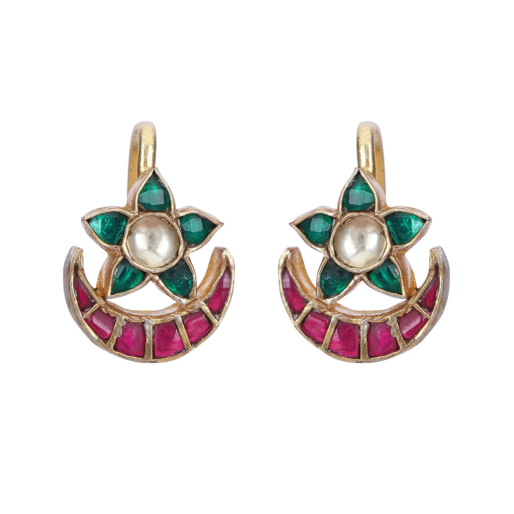 22k Gold Plated Chand Star Earcuff