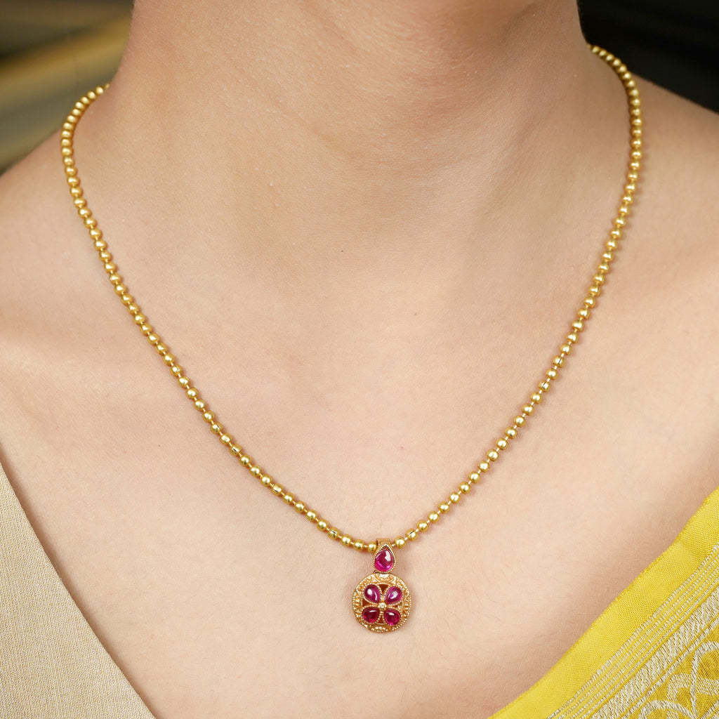 22k Gold Plated Suvarna Mandala Pendant